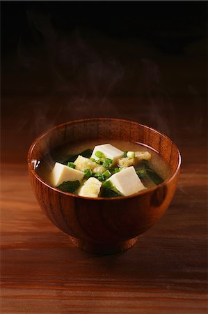 steam asian soup - Miso soup Stock Photo - Premium Royalty-Free, Code: 622-08138950