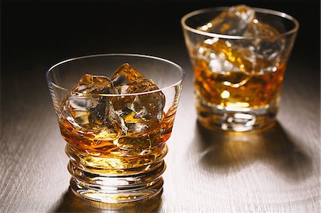 drinking glass studio shot - Whiskey Stock Photo - Premium Royalty-Free, Code: 622-08138996