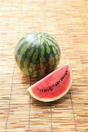 sección transversal - Watermelon Foto de stock - Sin royalties Premium, Código: 622-08139035
