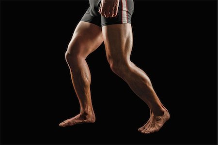 feet young men - Japanese male athlete showing off muscles Stock Photo - Premium Royalty-Free, Code: 622-08355428