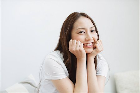 simsearch:622-08542976,k - Young attractive Japanese woman portrait Stock Photo - Premium Royalty-Free, Code: 622-08542984
