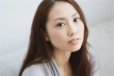 simsearch:622-08542976,k - Young attractive Japanese woman portrait Stock Photo - Premium Royalty-Free, Code: 622-08542981