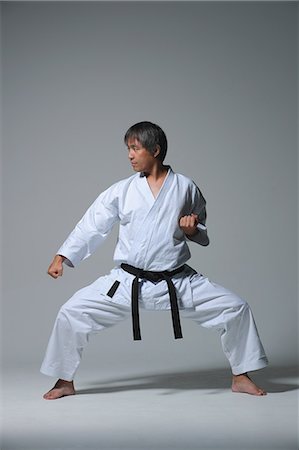 simsearch:622-08657807,k - Japanese karate master training Stock Photo - Premium Royalty-Free, Code: 622-08839907