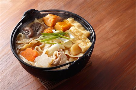 Japanese style Houtou noodles Photographie de stock - Premium Libres de Droits, Code: 622-09014120