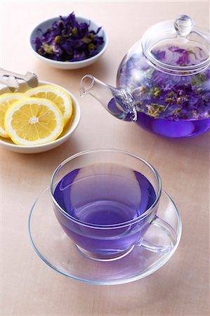 purple - Herbal tea Foto de stock - Sin royalties Premium, Código: 622-09014223