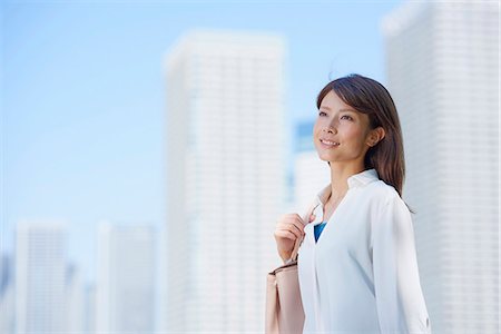 simsearch:622-09014015,k - Portrait of young Japanese woman downtown Tokyo, Japan Stock Photo - Premium Royalty-Free, Code: 622-09013960