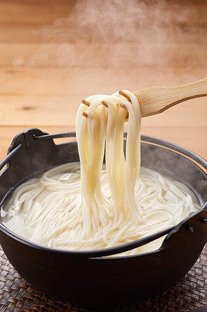 steaming noodles - Japanese style noodles Stock Photo - Premium Royalty-Free, Code: 622-09176005