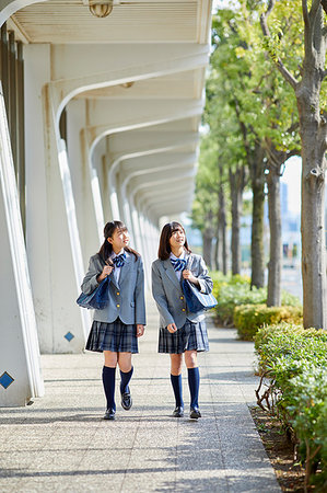 Japanese junior high students Stock Photo - Premium Royalty-Free, Code: 622-09186488