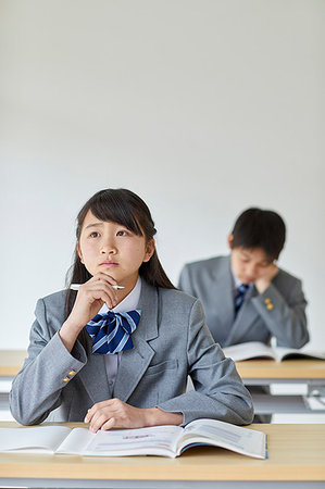 Japanese junior high students Stock Photo - Premium Royalty-Free, Code: 622-09186548