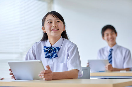 Japanese junior high students Stock Photo - Premium Royalty-Free, Code: 622-09186586