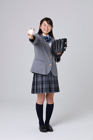 school uniform jacket - Japanese junior high student Stock Photo - Premium Royalty-Free, Code: 622-09186912