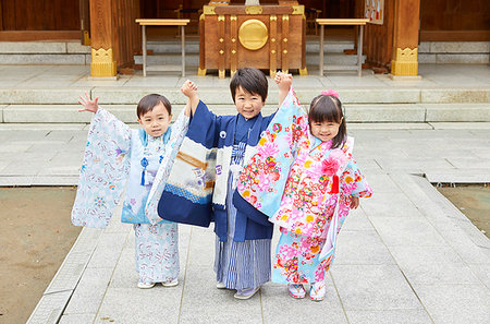simsearch:622-09180767,k - Japanese traditional Shichi-Go-San Foto de stock - Royalty Free Premium, Número: 622-09180604