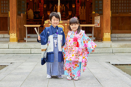 simsearch:622-09180767,k - Japanese traditional Shichi-Go-San Foto de stock - Royalty Free Premium, Número: 622-09180601