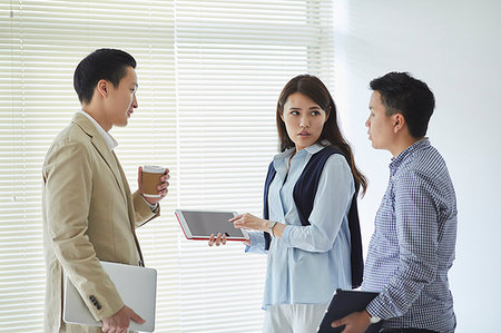 female slave - Japanese business people at work Stock Photo - Premium Royalty-Free, Code: 622-09195080