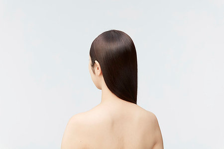 simsearch:622-06964297,k - Young Japanese model with beautiful hair Stock Photo - Premium Royalty-Free, Code: 622-09235982