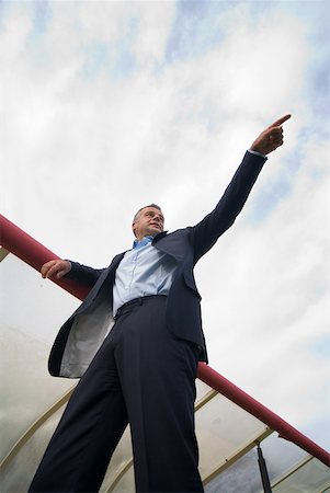 protesta - Man in suit pointing Stock Photo - Premium Royalty-Free, Code: 622-01080650