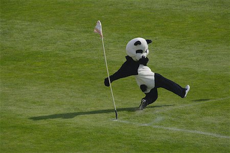 funny bear olympic - Panda Playing Football Stock Photo - Premium Royalty-Free, Code: 622-01572265
