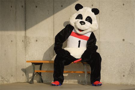 Panda Taking a Break Foto de stock - Sin royalties Premium, Código: 622-01572275
