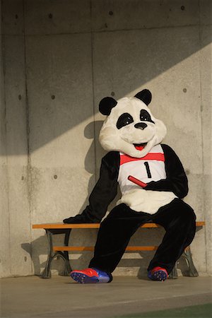 Panda Taking a Break Foto de stock - Sin royalties Premium, Código: 622-01572276