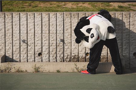 funny bear olympic - Panda Taking a Break Stock Photo - Premium Royalty-Free, Code: 622-01572277