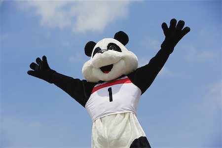panda bear - Panda Celebrating Stock Photo - Premium Royalty-Free, Code: 622-01572286