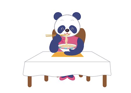 simsearch:622-01572350,k - Panda Eating Foto de stock - Sin royalties Premium, Código: 622-01572377