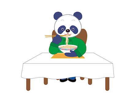 simsearch:622-01572350,k - Panda Eating Foto de stock - Sin royalties Premium, Código: 622-01572378