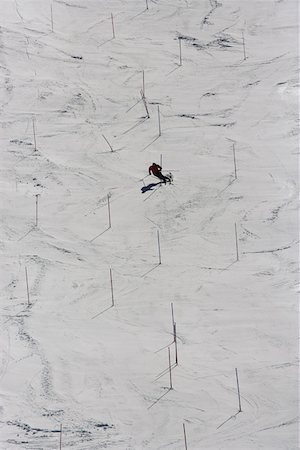 slalom (skiing) - Slalom Skier Stock Photo - Premium Royalty-Free, Code: 622-01695750