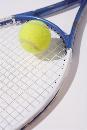 Tennis Ball and Racket Stock Photo - Premium Royalty-Free, Code: 622-02047115