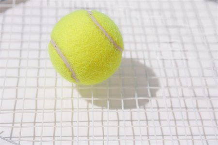 Tennis Ball and Racket Stock Photo - Premium Royalty-Free, Code: 622-02047116