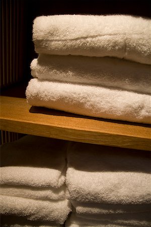 folded towels - Towels Stock Photo - Premium Royalty-Free, Code: 622-02355148