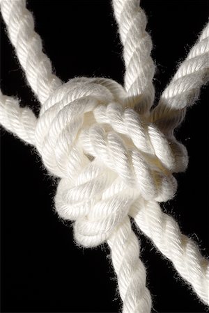 rope closeup - Tied Rope Foto de stock - Sin royalties Premium, Código: 622-02355264