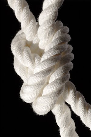 rope closeup - Tied Rope Foto de stock - Sin royalties Premium, Código: 622-02355263