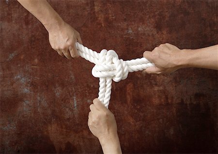 pulling rope - Tied Rope Stock Photo - Premium Royalty-Free, Code: 622-02355300