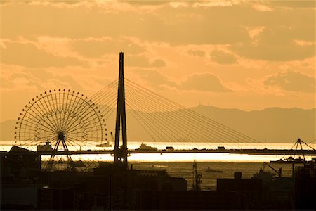 Ferris Wheel Silhouette Stock Photo - Premium Royalty-Free, Code: 622-02355554