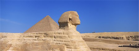simsearch:862-03713631,k - Great Sphinx of Giza and Pyramids of Egypt Foto de stock - Sin royalties Premium, Código: 622-02758110