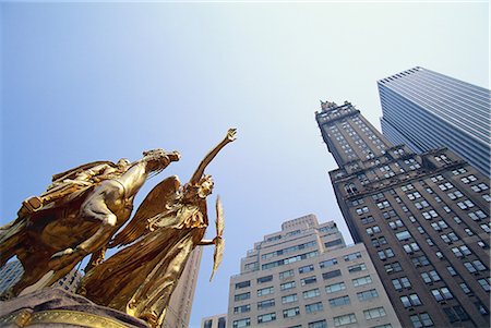 Augustus Saint-Gaudens Statue Stock Photo - Premium Royalty-Free, Code: 622-02758159