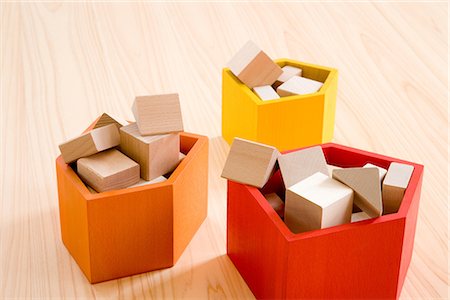 Collection of Wooden Blocks Stock Photo - Premium Royalty-Free, Code: 622-02758561