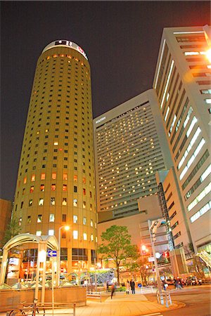 exterior lighting in mall - Cityscape at Night Stock Photo - Premium Royalty-Free, Code: 622-02758930