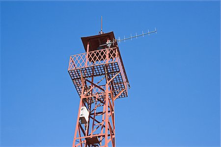 Feuer-Turm gegen blauen Himmel des Nikko, Präfektur Tochigi, Japan Stockbilder - Premium RF Lizenzfrei, Bildnummer: 622-02759299