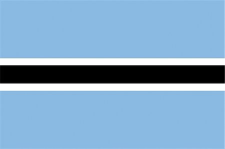 Botswana National Flag Stock Photo - Premium Royalty-Free, Code: 622-03446247