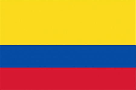 drapeau - Drapeau National de Colombie Photographie de stock - Premium Libres de Droits, Code: 622-03446259