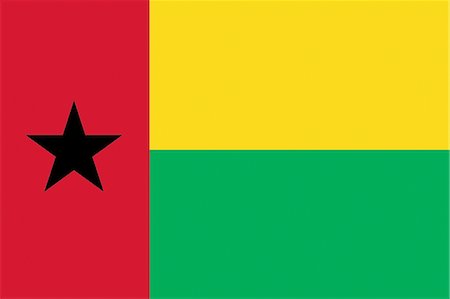 simsearch:622-03446327,k - Drapeau National de la Guinée-Bissau Photographie de stock - Premium Libres de Droits, Code: 622-03446288