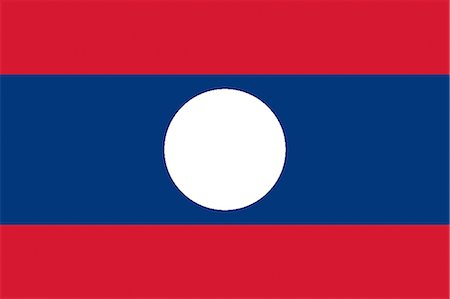 Laos National Flag Fotografie stock - Premium Royalty-Free, Codice: 622-03446310