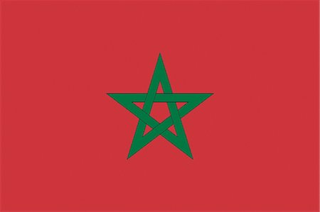 Morocco National Flag Stock Photo - Premium Royalty-Free, Code: 622-03446333