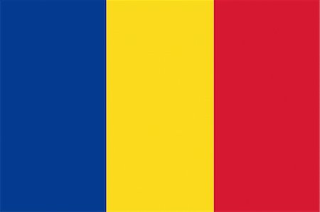 Romania National Flag Stock Photo - Premium Royalty-Free, Code: 622-03446355