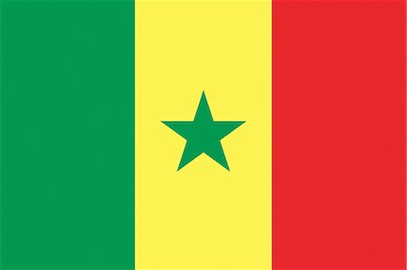 simsearch:622-03446327,k - Drapeau National au Sénégal Photographie de stock - Premium Libres de Droits, Code: 622-03446365