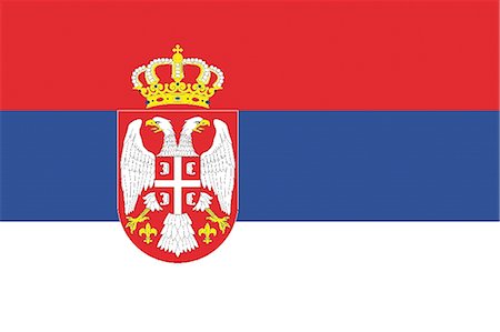 europe flag - Serbia National Flag Stock Photo - Premium Royalty-Free, Code: 622-03446366