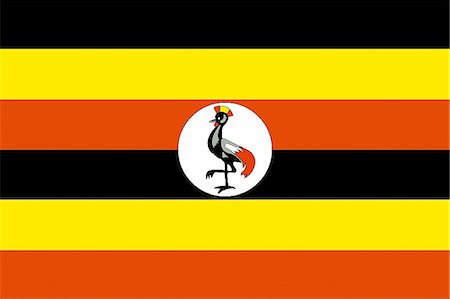 simsearch:622-03446493,k - Uganda National Flag Stock Photo - Premium Royalty-Free, Code: 622-03446410