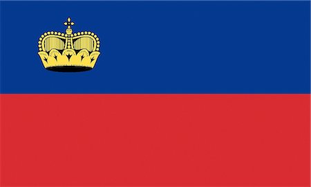 simsearch:622-03446501,k - Principauté de Liechtenstein drapeau National Photographie de stock - Premium Libres de Droits, Code: 622-03446478